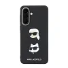 Husa spate Karl Lagerfeld din silicon lichid, model Karl and Choupette, neagră, pentru Samsung Galaxy A57