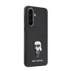 Husă spate Karl Lagerfeld Fixed Glitter Metal Ikonic pentru Samsung Galaxy A57 Negru