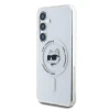 Husă spate Karl Lagerfeld IML Choupette Head MagSafe pentru Samsung Galaxy S25, transparentă