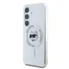 Husă spate Karl Lagerfeld IML Choupette Head MagSafe pentru Samsung Galaxy S25+, transparentă