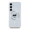 Husă spate Karl Lagerfeld IML Choupette Head MagSafe pentru Samsung Galaxy S25+, transparentă