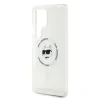 Husă spate Karl Lagerfeld IML Choupette Head MagSafe pentru Samsung Galaxy S25 Ultra Transparentă