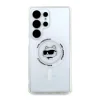 Husă spate Karl Lagerfeld IML Choupette Head MagSafe pentru Samsung Galaxy S25 Ultra Transparentă