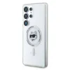 Husă spate Karl Lagerfeld IML Choupette Head MagSafe pentru Samsung Galaxy S25 Ultra Transparentă