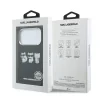 Husă spate Karl Lagerfeld IML Choupette Trio Watercolor MagSafe pentru iPhone 17 Pro, neagră