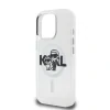 Husă spate Karl Lagerfeld IML Glitter Karl and Choupette Sketch MagSafe pentru iPhone 15 Pro, transparentă