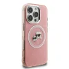Husă spate Karl Lagerfeld IML K&amp;amp;CH Heads cu logo repetat MagSafe pentru iPhone 16 Pro Max, roz