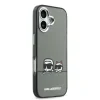 Husă spate Karl Lagerfeld IML K&amp;amp;CH Heads Logo MagSafe pentru iPhone 17, neagră