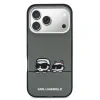Husă spate Karl Lagerfeld IML K&amp;amp;CH Heads Logo MagSafe pentru iPhone 17 Pro Max, neagră