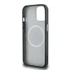 Husă spate Karl Lagerfeld IML K&amp;amp;CH Heads Repeated Logo MagSafe pentru iPhone 15, neagră