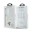 Husă spate Karl Lagerfeld IML Karl and Choupette MagSafe pentru iPhone 16 Pro, transparentă