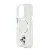 Husă spate Karl Lagerfeld IML Karl and Choupette MagSafe pentru iPhone 16 Pro, transparentă