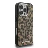 Husă spate Karl Lagerfeld IML Leopard MagSafe pentru iPhone 16 Pro, maro