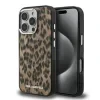 Husă spate Karl Lagerfeld IML Leopard MagSafe pentru iPhone 16 Pro Max, maro