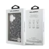 Husă spate Karl Lagerfeld IML Leopard MagSafe pentru iPhone 17, gri