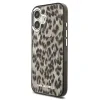 Husă spate Karl Lagerfeld IML Leopard MagSafe pentru iPhone 17, maro