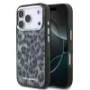 Husă spate Karl Lagerfeld IML Leopard MagSafe pentru iPhone 17 Pro, gri