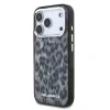 Husă spate Karl Lagerfeld IML Leopard MagSafe pentru iPhone 17 Pro, gri