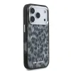 Husă spate Karl Lagerfeld IML Leopard MagSafe pentru iPhone 17 Pro, gri