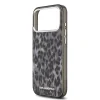 Husă spate Karl Lagerfeld IML Leopard MagSafe pentru iPhone 17 Pro Max, gri