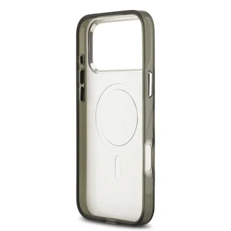 Husă spate Karl Lagerfeld IML Leopard MagSafe pentru iPhone 17 Pro Max, maro