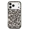 Husă spate Karl Lagerfeld IML Leopard MagSafe pentru iPhone 17 Pro Max, maro