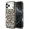 Husă spate Karl Lagerfeld IML Leopard MagSafe pentru iPhone 17 Pro Max, maro