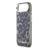 Husă spate Karl Lagerfeld IML Leopard MagSafe pentru iPhone Air, gri