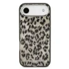 Husă spate Karl Lagerfeld IML Leopard MagSafe pentru iPhone Air, maro