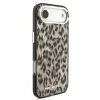 Husă spate Karl Lagerfeld IML Leopard MagSafe pentru iPhone Air, maro