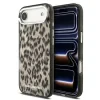 Husă spate Karl Lagerfeld IML Leopard MagSafe pentru iPhone Air, maro