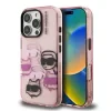 Husă spate Karl Lagerfeld IML Multi K&amp;amp;CH Heads pentru iPhone 16 Pro Max, roz