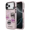 Husă spate Karl Lagerfeld IML Multi K&amp;amp;CH Heads pentru iPhone 17 Pro Max, roz