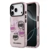 Husă spate Karl Lagerfeld IML Multi K&amp;amp;CH Heads pentru iPhone 17 Pro, roz