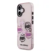Husă spate Karl Lagerfeld IML Multi K&amp;amp;CH Heads pentru iPhone 17 roz
