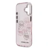 Husă spate Karl Lagerfeld IML Multi K&amp;amp;CH Heads pentru iPhone 17 roz