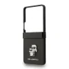 Husă spate Karl Lagerfeld PU Saffiano Karl and Choupette pentru Samsung Galaxy Z Flip 7, neagră
