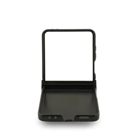 Husă spate Karl Lagerfeld PU Saffiano Karl and Choupette pentru Samsung Galaxy Z Flip 7, neagră