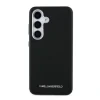 Husă spate Karl Lagerfeld PU Saffiano Metal Logo and Frame pentru Samsung Galaxy S25 Negru