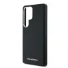 Husă spate Karl Lagerfeld PU Saffiano Metal Logo și ramă pentru Samsung Galaxy S25 Ultra, neagră