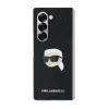 Husă spate Karl Lagerfeld PU Saffiano Monogram Karl Head pentru Samsung Galaxy Z Fold 6 Negru