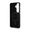 Husa spate magnetică Guess din piele PU 4G cu ramă aurie pentru Samsung Galaxy S26, maro