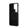 Husă spate magnetică Guess PU perforată cu logo 4G pentru Samsung Galaxy S26 Ultra, maro