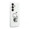 Husă spate magnetică Karl Lagerfeld IML K&amp;amp;CH Logo pentru Samsung Galaxy S26, transparentă