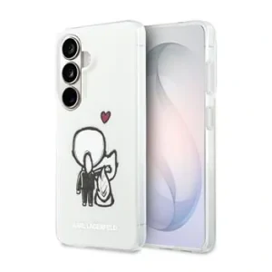 Husă spate magnetică Karl Lagerfeld IML K&amp;amp;CH Logo pentru Samsung Galaxy S26, transparentă