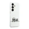 Husă spate magnetică Karl Lagerfeld IML K&amp;amp;CH Peekaboo Logo pentru Samsung Galaxy S26, albă