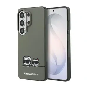 Husă spate magnetică Karl Lagerfeld IML K&amp;amp;CH Peekaboo Logo pentru Samsung Galaxy S26 Ultra, neagră