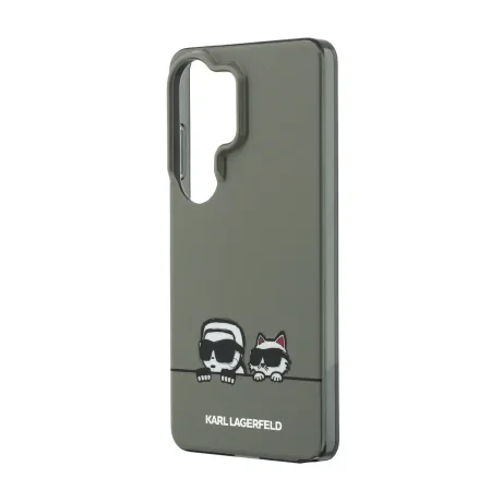 Husă spate magnetică Karl Lagerfeld IML K&amp;amp;CH Peekaboo Logo pentru Samsung Galaxy S26 Ultra, neagră
