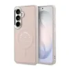 Husă spate magnetică Karl Lagerfeld PU RSG Logo pentru Samsung Galaxy S26+ Roz