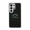 Husă spate magnetică Karl Lagerfeld PU RSG Logo pentru Samsung Galaxy S26 Ultra, neagră